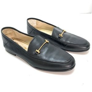 SAM EDELMAN Black Genuine Leather Flats Shoes sz 6